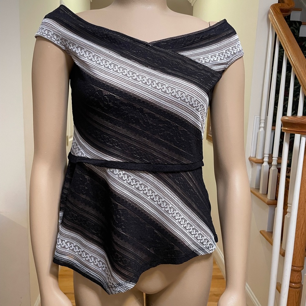 BCBG Maxazria Denny off the shoulder top
